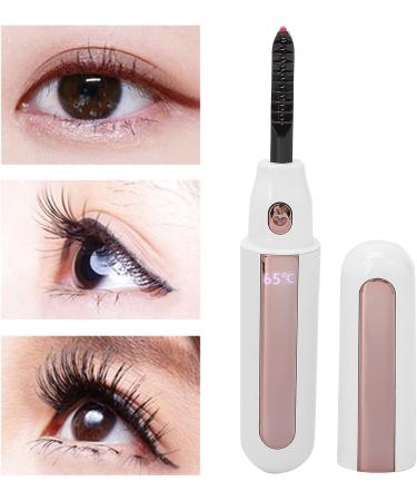 Verdant Touch Heated Eyelash Curler Heated Eyelash Curler Portable USB Rechargeable Electric Curlers for Women White - Buy Online on GoSupps.com