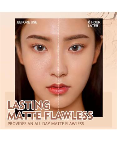 Matte Perfection Pressed Powder Long-Lasting Waterproof Coverage Controls Oil Naturally Matte Look That Stays Fresh All Day Delicate Silky Texture Leaves Skin Feeling Smooth Velvety (B 03 # Pure Beige) - Buy Online on GoSupps.com