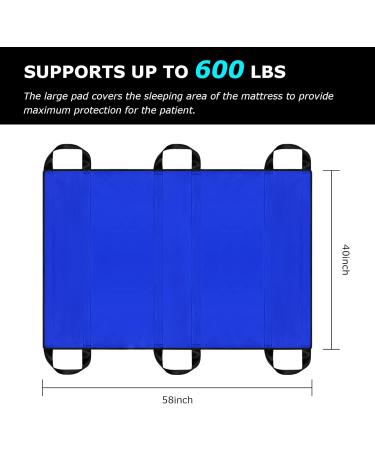 Loschen Positioning Bedding - Waterproof Reinforced 6 Handles Double-Layer 58x40in | Ideal for Patients & Disabled Care - International Shipping Available - Buy Online on GoSupps.com