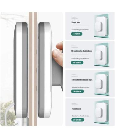 Double Magnetic Glass Wiper Wash Window Magnets Double Side Cleaning Brush Washing Windows Home Cleaning Tool for High-Rise Glazed Windows Thickness 3 to 10mm Size:15 to 26mm (Size : 18 to 30mm) - Buy Online on GoSupps.com