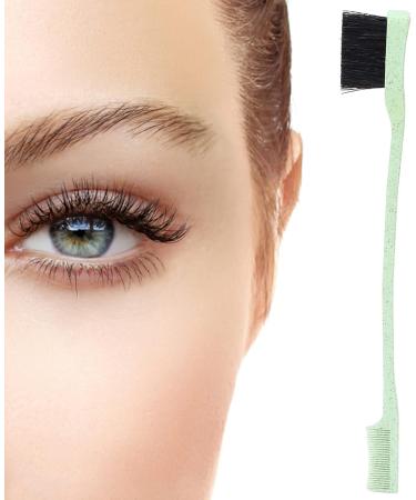 Eyelash Comb Multipurpose Universal Brow Brush Ergonomic Design for Beauty Salon for Hairdressing Shop for Home(green) - Buy Online on GoSupps.com