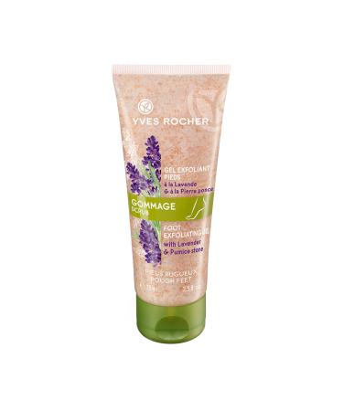 Yves Rocher Exfoliating Foot Scrub with Lavender & Pumice Stone – 2.5 Oz – 1 Ct