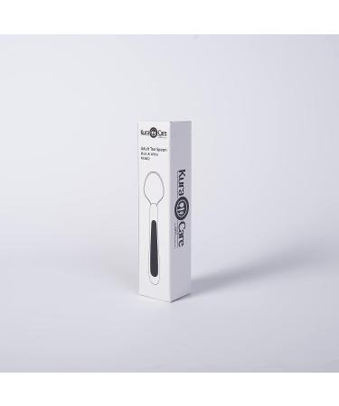 NRS Healthcare Kura Care Easy Grip Adult Teaspoon White & Black - Buy Online on GoSupps.com