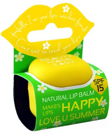 Beauty Made Easy Natural Moisturising Lip Balm - LOVE U SUMMER 6.8g | Nourishing Care for Lush Lips - Buy Online on GoSupps.com