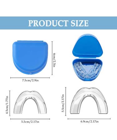 Senshuomy Mouth Guard for Teeth Grinding Sleep Mouth Guard Anti Grinding Mouth Guard for Sleeping at Night Reusable Mouth Guards Grinding Teeth for Adults & Kids to Prevent Bruxism 4 Pcs - Buy Online on GoSupps.com