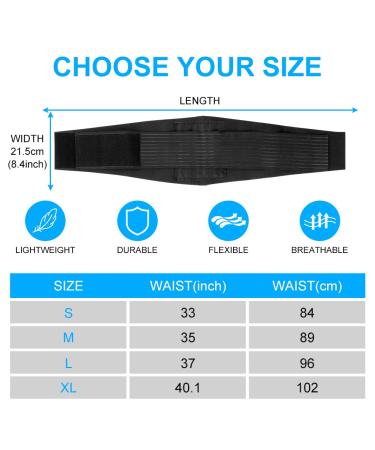 ACWOO Adjustable Lower Back Support Brace - Lumbar Belt for Slipped Disc Pain Relief - Buy Online on GoSupps.com