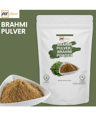  mGanna 100% Pure and Natural Brahmi Powder | Bacopa Monnieri Powder for Hair and Health 0.22 lbs / 100 g - Buy Online on GoSupps.com