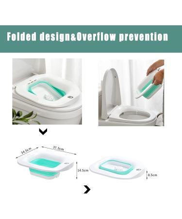 Electric Sitz Bath Tub for Hemorrhoids & Postpartum Care - Foldable, Vagina Steamer for Relief & Anal Clean (Bubble) - Buy Online on GoSupps.com