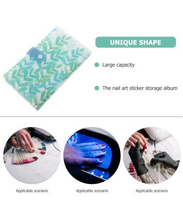 minkissy Nail Art Sticker Storage Album Collecting Album Nail Stickers Empty Storage Showing Holder Organizer for Nail Salon Women Girls Supplies Style 1 - Buy Online on GoSupps.com