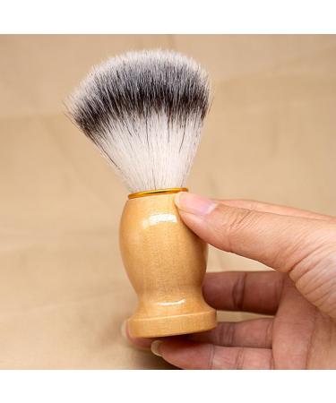 Redwestmelon Shaving Brush - Elegant Wooden Handle Hair Salon Tool for Men - Buy Online on GoSupps.com