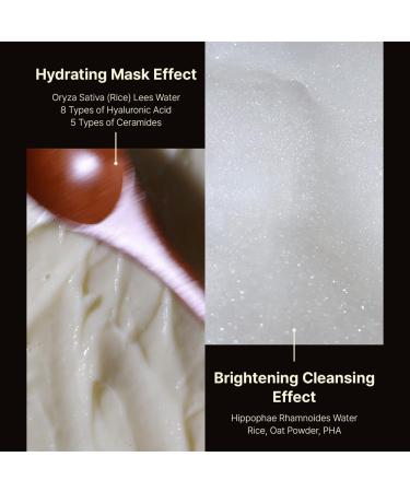 Elishacoy | MIIN SILOK Radiance Multi Pack Cleanser 2-in-1 Cleanser & Wash-Off Mask Gentle Exfoliating Facial Cleanser with Rice Lees & Vitamins Brightening & Hydrating 120g (4.23 oz) - Buy Online on GoSupps.com