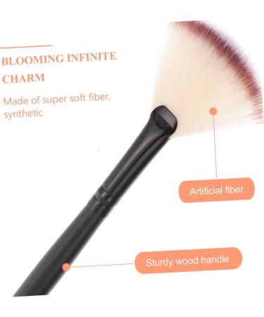 FRCOLOR 12pcs Peel Mask Shape Glycolic Slim Fiber Handheld Travel Fan & Highlighting Makeup Brush - Perfect Facial Tools for Girls | Reliable Bristle & Acid Masks - Buy Online on GoSupps.com