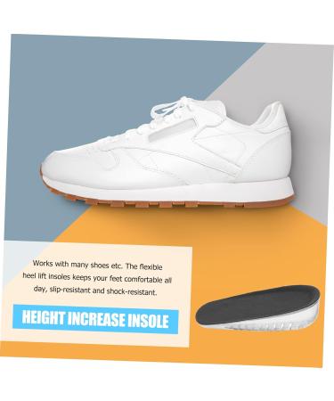 FRCOLOR Height Increasing Insoles for Men & Women - Shock-Absorbing Comfortable Shoe Cushions - 3 Pairs | International Shipping - Buy Online on GoSupps.com