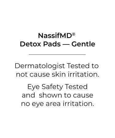 NassifMD Gentle Facial Radiance Detox Pads - Hyaluronic Acid Aloe Vera & Fruit Complex for Anti-Aging - 60ct Facial Scrub Pads for Sensitive Skin - Buy Online on GoSupps.com