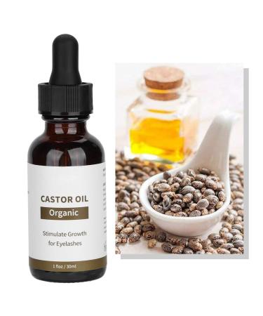 Organic Castor Oil for Eyelash & Beard Growth | Natural Essential Oil for Hair Nails & Skin - Buy Online on GoSupps.com