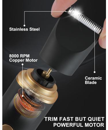 Electric Bikini Trimmer for Women | IPX7 Washable Body Hair Trimmer with Ceramic Blades | Wet & Dry Use | Perfect for Bikini Legs & Pubic Hair - Buy Online on GoSupps.com