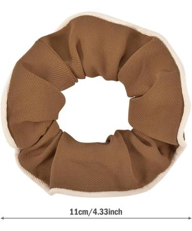 Yonchic 3-Piece Retro Fabric Elastic Hair Ties Casual Elegant Style Scrunchies Girls Ponytail Holders Multicolor Fashion Rubber Bands Hair Accessories No Damage for Women - Buy Online on GoSupps.com
