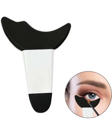 Make up Tools for Tool Eyelash Eyeshadow Auxiliary Guard Pads Lazy Makeup Supplies Stencils Stencil Pads black white handle - Buy Online on GoSupps.com