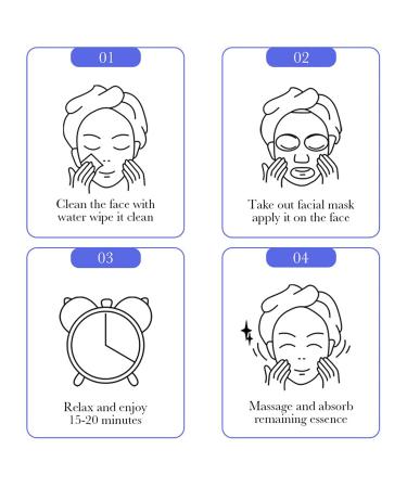 BIOAQUA 96% Dense Moisturizing Collagen Face Mask | Anti-Aging Anti-Wrinkle Skin Care | 5x25g | Buy Internationally - Buy Online on GoSupps.com