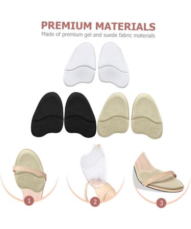 FOMIYES Forefoot Pads - 6 Pairs Cushion Insoles for Women | Adhesive Metatarsal Pads for High Heels & Foot Comfort - Buy Online on GoSupps.com