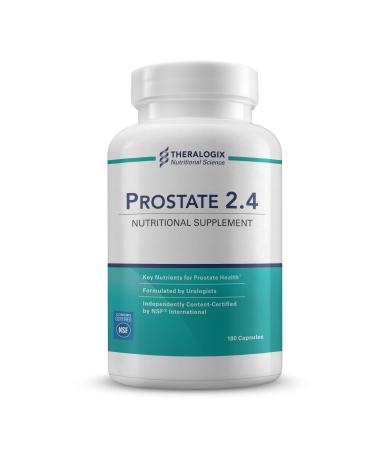 Theralogix Prostate 2.4 Prostate Health Supplement with Lycopene, Soy Isoflavones, Vitamins D, E, & Selenium | 90 Day Supply | Made in The USA - Buy Online on GoSupps.com