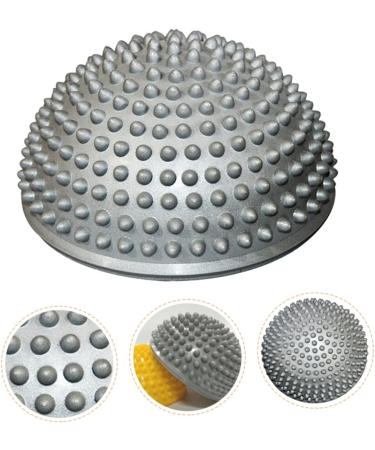 Ultimate Foot & Arm Massager - Gogogmy Durian Ball for Plantar Fasciitis Relief | Spiky PVC Massage Balls - 16x16x8cm Gray - Buy Online on GoSupps.com