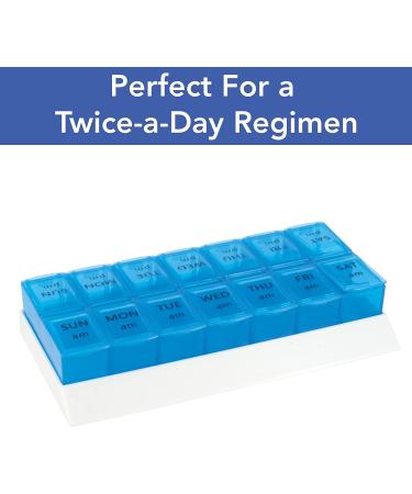 Apex 7-Day AMPM Pill Tray - Weekly Medication Organizer - Buy Online on GoSupps.com