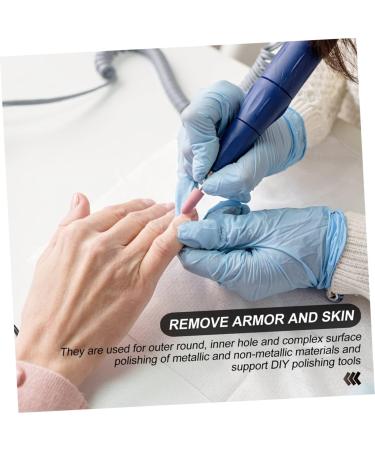 Ipetboom 1 Set Nail Color Sand Cap Grit Nail Sanding Cap Nails Tools Sanding Bands for Nail Drill Nail Drill Bit Caps Nail Art Kit Sanding Caps Inner Ring Plastic Polisher 2x1.5cm Blue - Buy Online on GoSupps.com