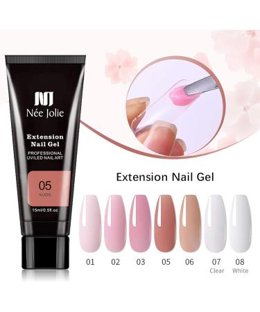 Poly Nail Gel Nail Extension Kit Brush Nail File UV Lamp Poly Nail Gel Kit Poly Nail Gel - Buy Online on GoSupps.com