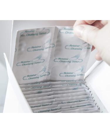 Retainer Cleaning Tablets - 120 Count for 4 Months Supply - Stain-Free & Fresh Brite - Cleaner for Retainer, Mouth Guard, Dentures, Aligners - Buy Online on GoSupps.com