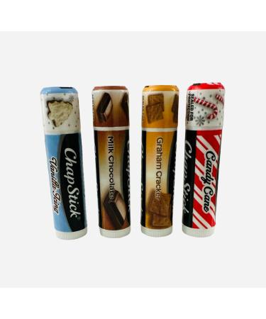Shop Chapstick Holiday Lip Balm Set - Gingerbread Candy Cane & More - 4ct | International Shipping - Buy Online on GoSupps.com
