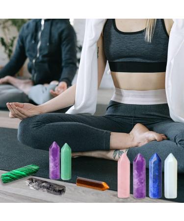 Buy Xiannvxi 20PC Healing Crystals Set | Amethyst Rose Quartz Obsidian Tiger Eye | Chakra Stones for Reiki Meditation & Spiritual Gifts - Buy Online on GoSupps.com