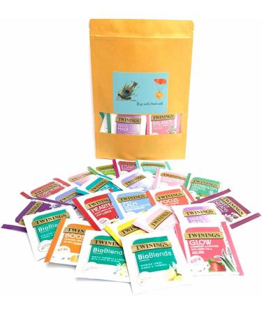 Twinings Superblends Tea Fruit Herbal Tea Selection Gift Set 23 Mixed Flavours of Superblends Soulful Blends BioBlends Mixed Collection Individually Wrapped tea bags Variety Pack Bags - Buy Online on GoSupps.com