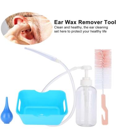 Ear Wax Removal Kit for Adults - Includes Irrigation Flushing System, Washer Bottle, Syringes, Cleaning Brush & Basin - Buy Online on GoSupps.com