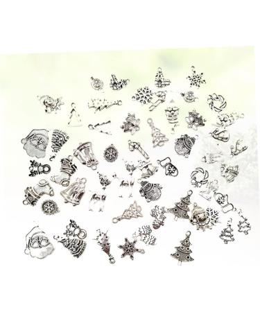TEHAUX 216 Pcs Alloy Hanging Pendant Snowflake Charm Pendant Christmas Hanging Pendant Accessories - Buy Online on GoSupps.com
