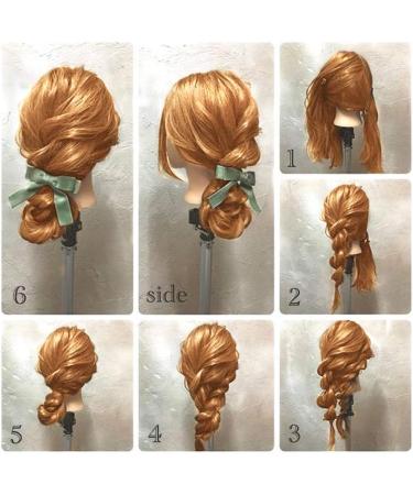 Buy Mcwdoit Hairdressing Gold Training Head - 70% Real Hair for Professional Styling & Practice | International Shipping Available - Buy Online on GoSupps.com