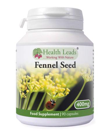 Fennel Seed 400mg x 90 Capsules (100% Additive Free Supplements)