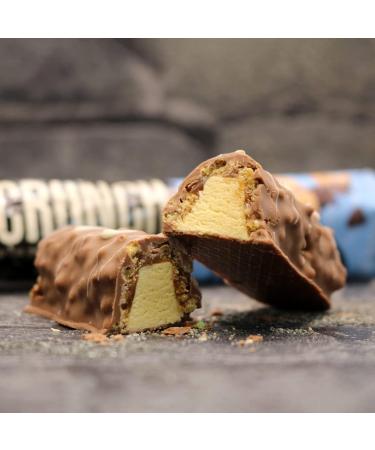 Warrior Crunch Choc Chip Cookie Dough Bars - 12 Count Pack - Delicious Chocolate Chip Cookie Dough Flavor - Buy Online on GoSupps.com