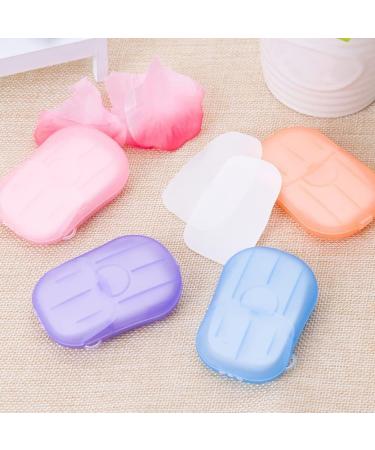 Disposable Soap Paper 100 Sheets - 5 Boxes Hand Cleaner for Outdoor Hiking - Mini Color Soap Paper with Fragrance - Buy Online on GoSupps.com
