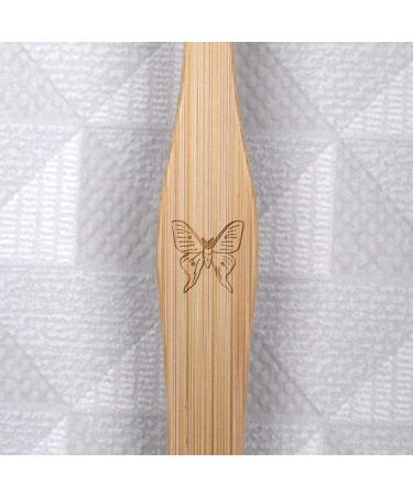 Luna Moth Bamboo Toothbrush - Eco-Friendly Oral Care | Azeeda - International Shipping Available - Buy Online on GoSupps.com