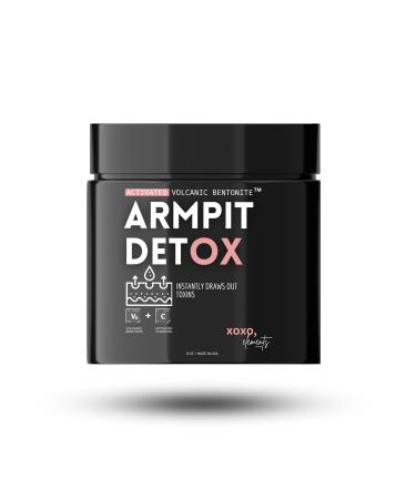 Armpit Detox For Women - Natural Deodorant Transition DIY Clay Mask Underarm Detox Underarm Odor Control with Bentonite Clay 8 oz
