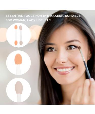 SOESFOUFU 100pcs Double Ended Eyeshadow Brush Sponge Brush Eyeshadow Makeup Tool Dual-side Cosmetic Applicator Sponge Eyeshadow Stick Latex Sponge Cosmetic Tool Makeup Brush 6.5x1.3cm White - Buy Online on GoSupps.com