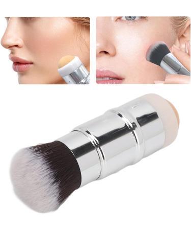 2 in 1 Face Oil Absorbing Roller Oil Absorbing Face Roller Reusable Double Headed Volcanic Stone Oil Absorbing Roller with Foundation Brush for Facial Skin Care - Buy Online on GoSupps.com