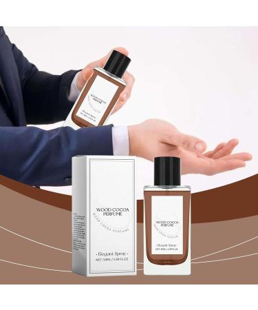 Men Perfume Woody Cocoa Eau de Toilette Exquisite Hypoallergenic Eau De Parfum Sweet Spray Deodorant Suitable for Special Occasions Presents for Men 3.8x10.5cm Brown - Buy Online on GoSupps.com