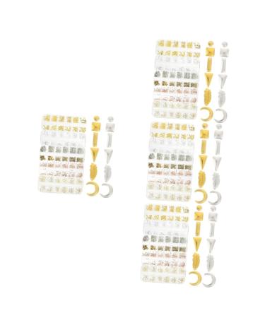 minkissy 20 Boxes Metal Nail Decoration Nail Accessories Nail Art Decor Nail Jewelry Manicure Rhinestones Nail Art Sticker Diy Accessories for Nail Stickers for Nails Pp Crafts The Circle