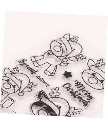 Lurrose Christmas Stamps Postage Stamps Planners Craftastic Tthe Notebook Silicone Stamps Clear Stamps Seal Scrapbook Account - Buy Online on GoSupps.com