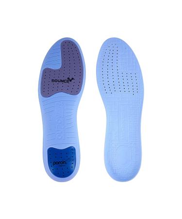 OUPOWER Soccer Football Cleat Insole Insert Gen3-Standard Thickness Blue Sky (US9.5-10)