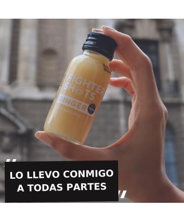Fighter Shots Vitality Mixed Pack (12x60ml)| Ginger/Ginger Turmeric/Ginger Collagen/Ginger Manuka | 100% Natural | Perfect Morning/Post Workout Pick Me Up | No Preservatives | Fresh Ginger Shots - Buy Online on GoSupps.com