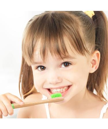 Shop Eco-Friendly Bamboo Toothbrushes Set - Natural Organic Wooden Family Toothbrush with Holder & Cup - Kids Pink Toothbrushes - Buy Online on GoSupps.com