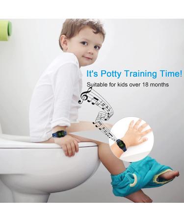 Potty Training Timer Watch | Rechargeable & Water Resistant | Smart Sensor for Babies, Toddlers, Kids | Easy Set-Up & Wear | Countdown Timer (Blue) - Buy Online on GoSupps.com